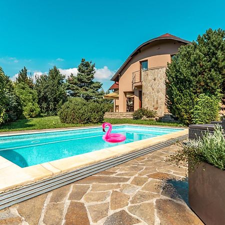 Villa With Pool & Sauna In Beer Village Velke Popovice Bagian luar foto